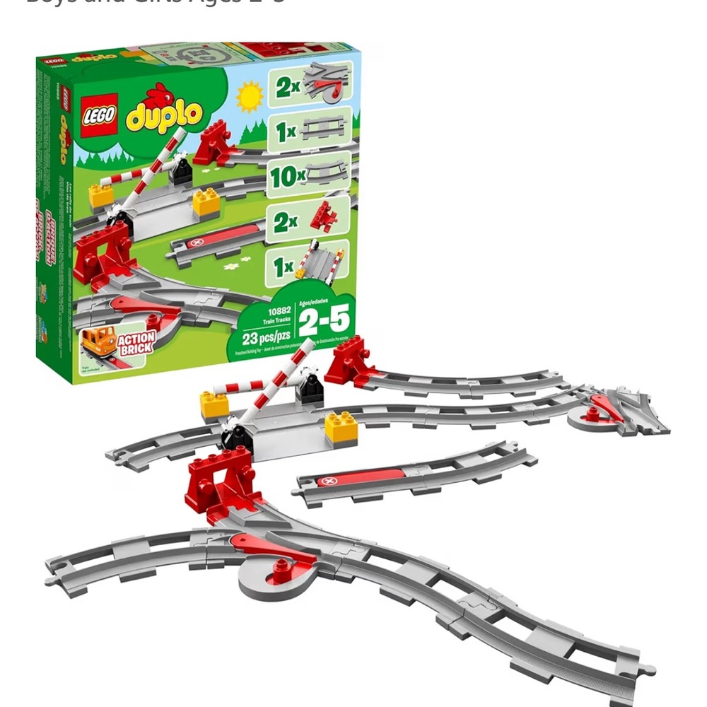 LEGO DUPLO Train Track Expansion Set